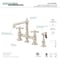Kingston Brass KS7276AXBS English Country 8" Bridge Kitchen Faucet W/ Sprayer, Nickel KS7276AXBS - alternate 5